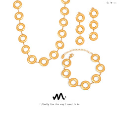 Open Circle Necklace Bracelet or Earrings
