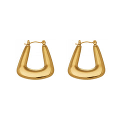 Minimalist Tapered U-Hoop Earrings
