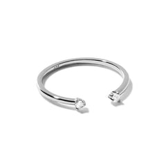 Nicolette Dainty Pavé Adjustable Ring
