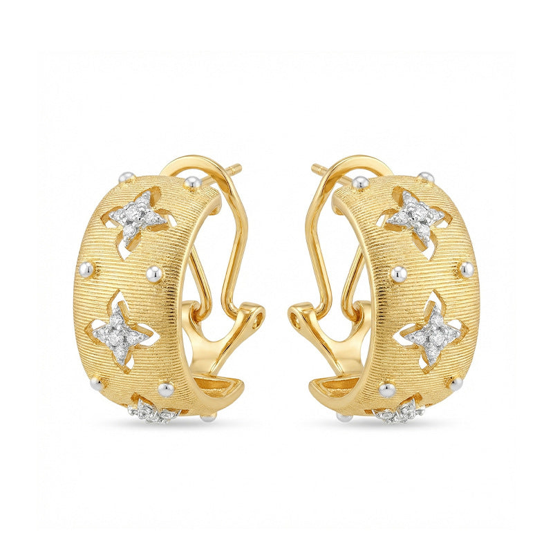 Nicolette Dainty Clover Stud Earrings