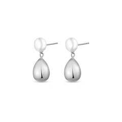 Daphne Vintage-Inspired Pearl Teardrop Stud Earrings No. 347707