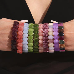 Natural Stone Stretch Bracelet