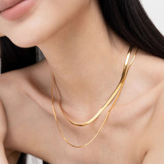 Nadine Snake Layered Necklace