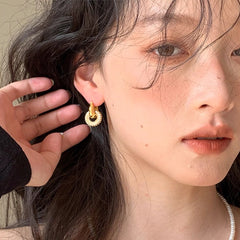 Nicolette Pavé Hoop Earrings