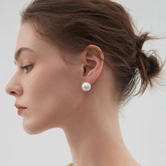 Daphne Vintage-Inspired Pearl Stud Earrings No. 358907