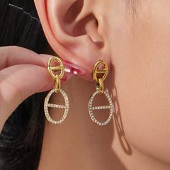 Cubic Zirconia Open Link Jewelry