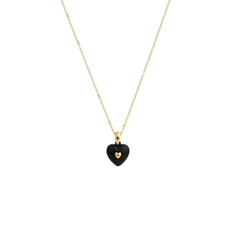 Nicolette Enamel Heart Necklace