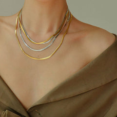 Nicolette Snake Layered Necklace