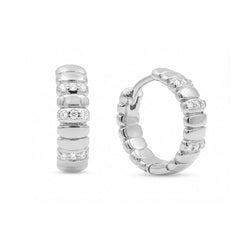 Nadine Snake Huggie Earrings