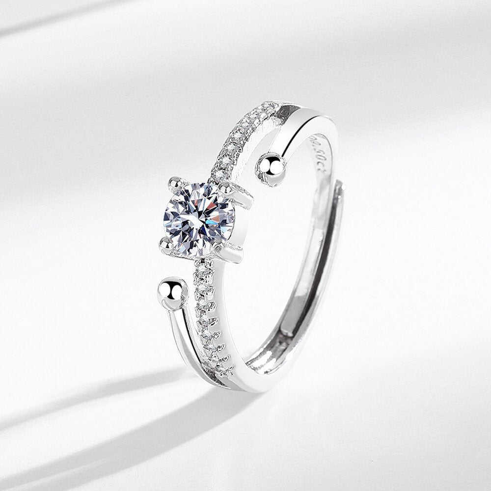 Lumière Charm Ring on a clean background