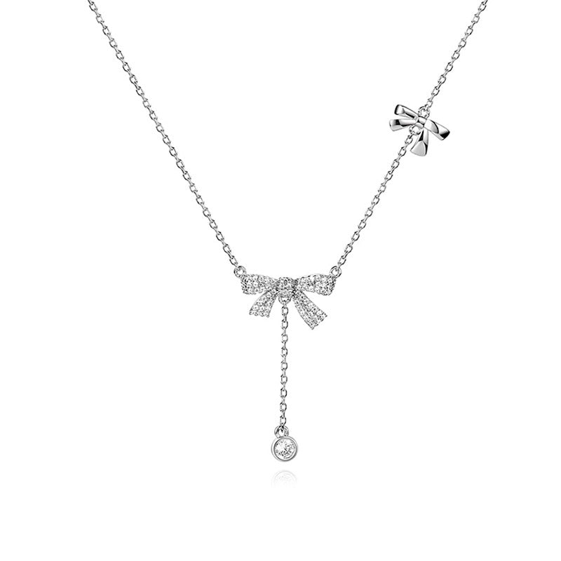 Daphne Dainty Bow Choker Necklace