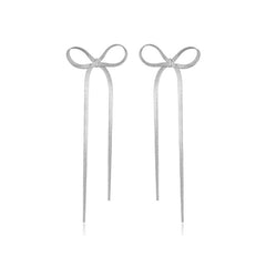 Nicolette Bow Drop Earrings
