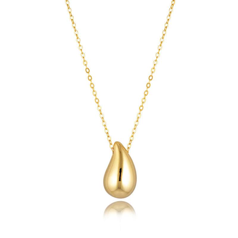 Nicolette Vintage-Inspired Teardrop Pendant Necklace