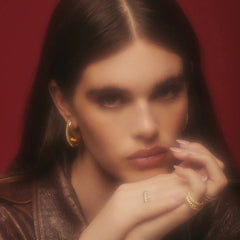 Nadine Vintage-Inspired Pavé Teardrop Stud Earrings
