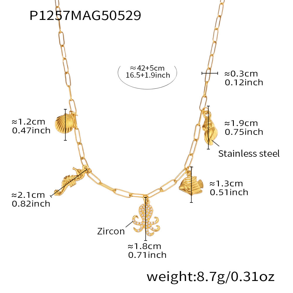 Ocean Charm Necklace or Pendant Pack