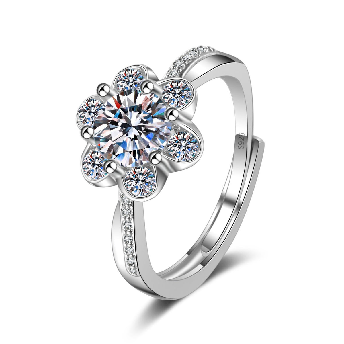 Lumière Charm Ring on a clean background