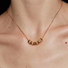 Daphne Vintage-Inspired Pavé Tassel Choker Necklace