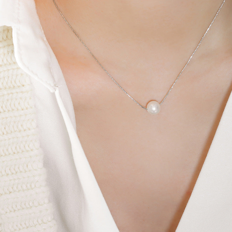 18K Gold-Plated Freshwater Pearl Pendant Necklace