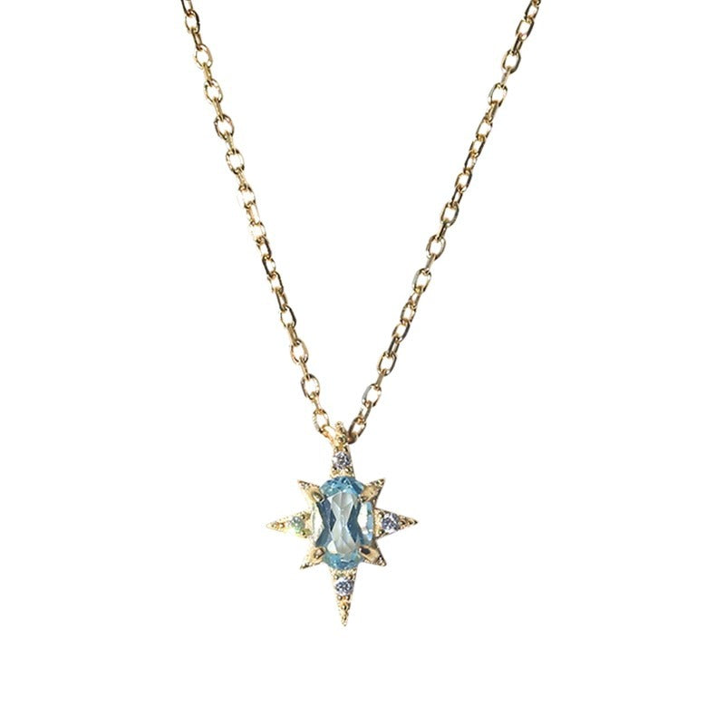 Nicolette Minimalist Pavé Pendant Necklace