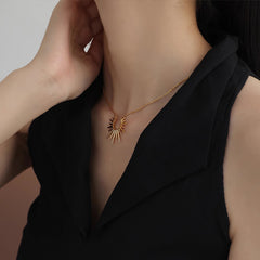 Marielle Sun Pendant Necklace
