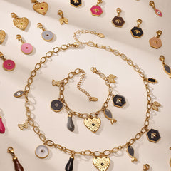 18K Gold-Plated DIY Charm and Chain Collection