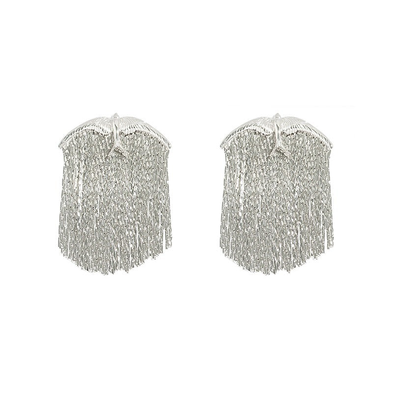 Daphne Statement Tassel Drop Earrings No. 929787
