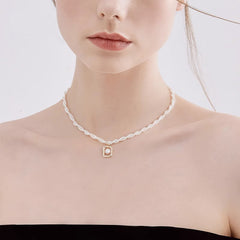 Marielle Vintage-Inspired Pearl Pendant Necklace