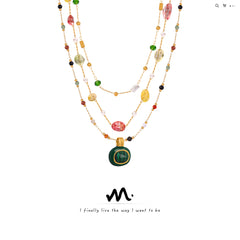 Natural Stone Beaded Necklaces & Bracelet