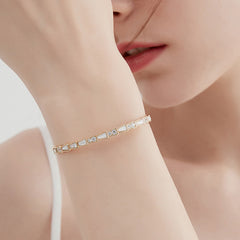 Daphne Vintage-Inspired Cat's-Eye Snake Bangle Bracelet