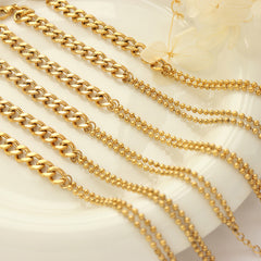 Mixed Chain and Bead Bracelet