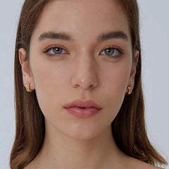 Nicolette Vintage-Inspired Pavé Stud Earrings No. 074555