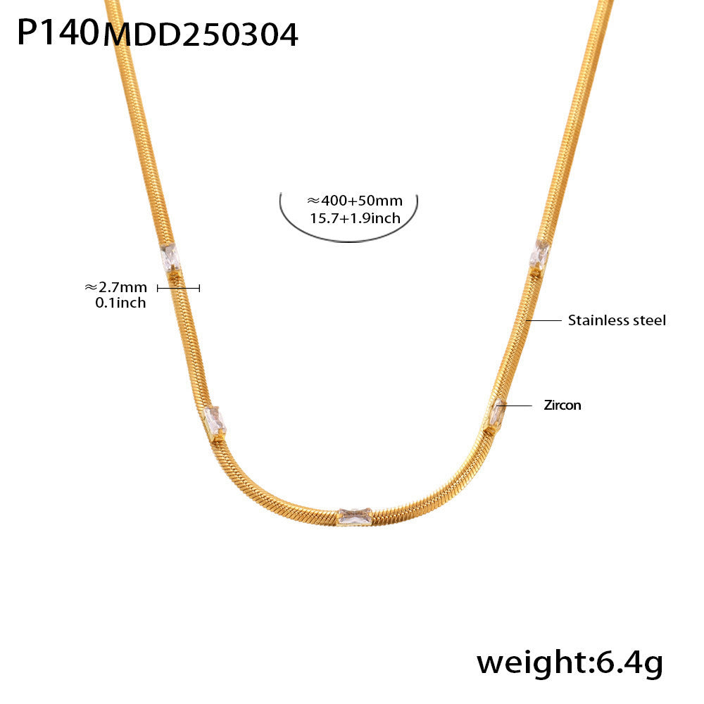 18K Gold-Plated Eye Motif Necklaces & Ring
