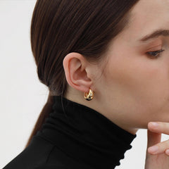 Marielle Vintage-Inspired Pavé Teardrop Stud Earrings