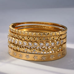 Star & Heart Cubic Zirconia Bracelet Designs
