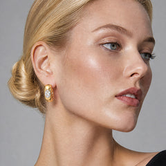 Marielle Vintage-Inspired Eye Stud Earrings