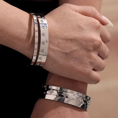Geometric Cubic Zirconia Bangle Collection