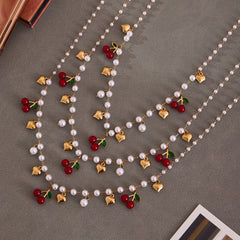 Pearl-Look Charm Necklace, Bracelet or Separate Pendant Pack