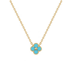 Marielle Turquoise Clover Necklace