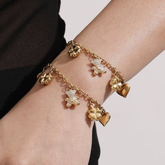 Bear Cubic Zirconia Necklace and Bracelet