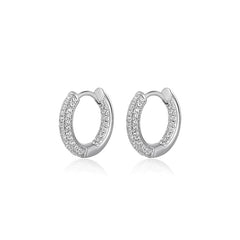 Nadine Pavé Hoop Earrings No. 930939