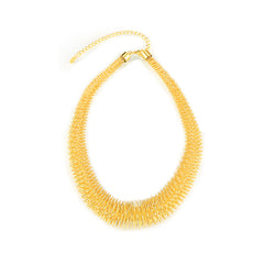 Coiled Statement Collar Necklace