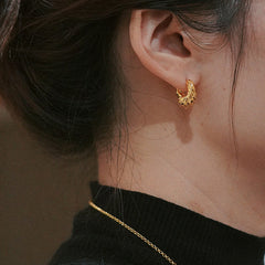 Nadine Vintage-Inspired Twisted Stud Earrings