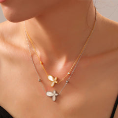 Shell Accent Butterfly Jewelry