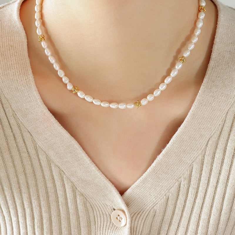 Freshwater Pearl Accent Necklace