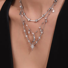Celestial or Floral Charm Necklace