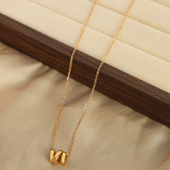 Twisted Sculptural Pendant Necklace