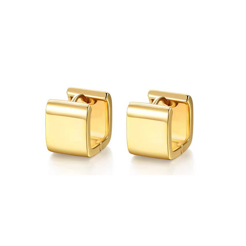 Camille Dainty Square Stud Earrings