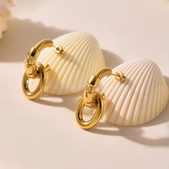 Sculptural C-Hoop Earring Designs