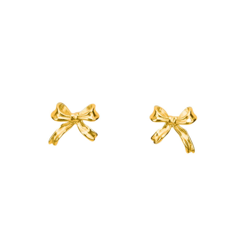 Marielle Vintage-Inspired Bow Stud Earrings