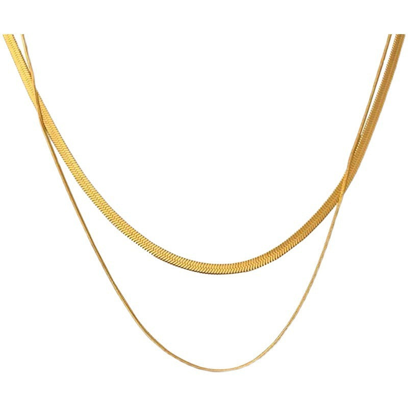 Nicolette Snake Layered Necklace